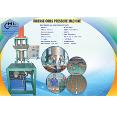 INCENSE COILS PRESSURE MACHINE