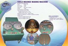 COILS INCENSE MAKING MACHINE 