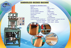 BAMBOOLESS INCENSE MACHINE