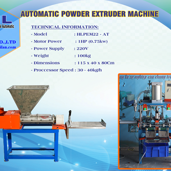 AUTOMATIC POWER EXTRUDER MACHINE