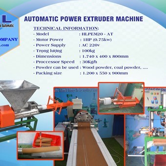 AUTOMATIC POWER EXTRUDER MACHINE