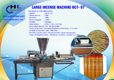 Large Incense Machine BCT-06