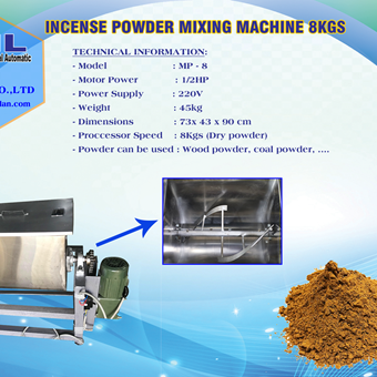 INCENSE POWDER MIXING MACHINE 8KGS