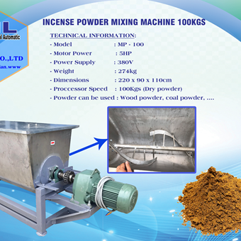 INCENSE POWDER MIXING MACHINE 100KGS