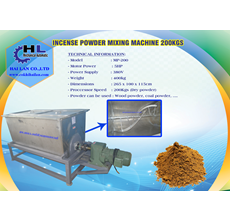 MIXER INCENSE POWDER 200KG