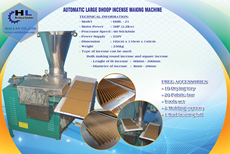 AUTOMATIC LARGE DHOOP INCENSE MAKING MACHINE