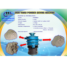 IRON VIBRO POWDER SIEVING MACHINE